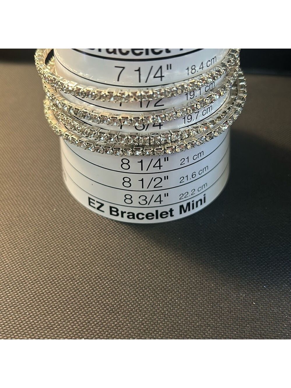 Elegant Silver and rhinestone wrap around bracelet - Picture 5 of 5